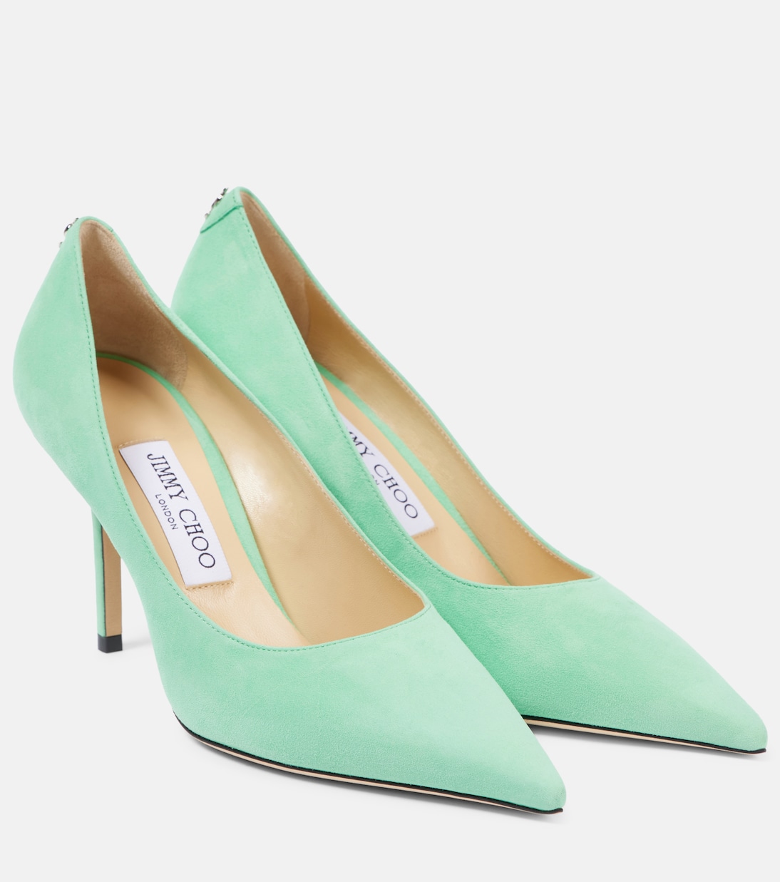 Замшевые туфли Love 85 Jimmy Choo, Aqua Green