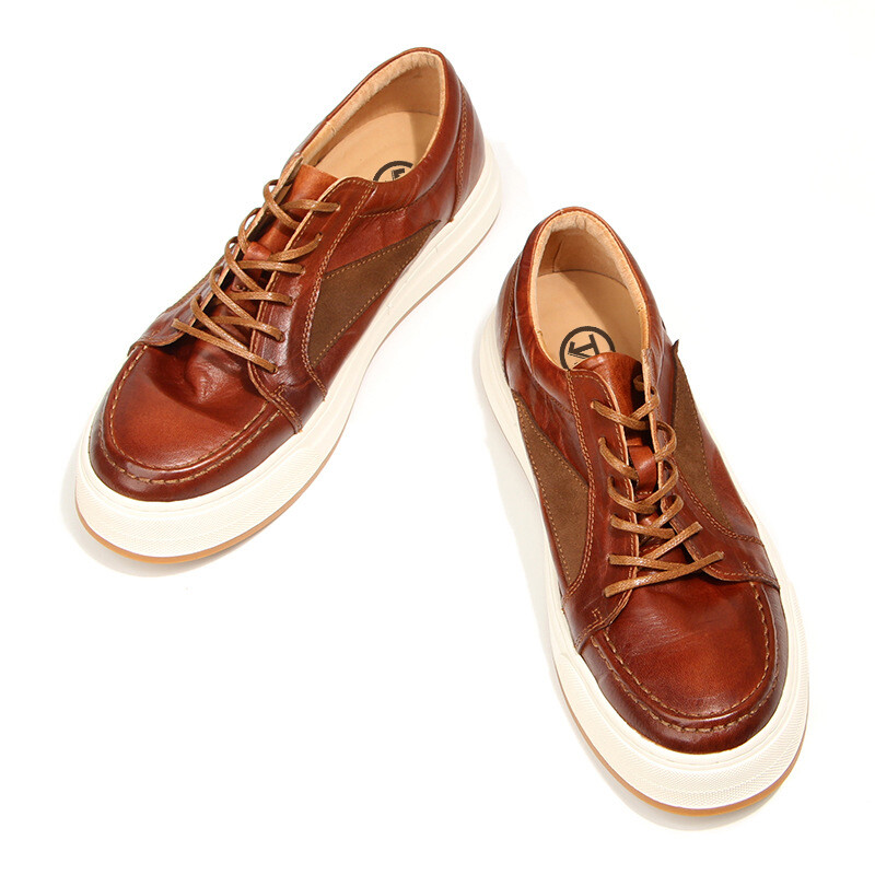 Туфли мужские Men"s Casual Men Low-Top Diengrley, цвет Red Brown — фото 4
