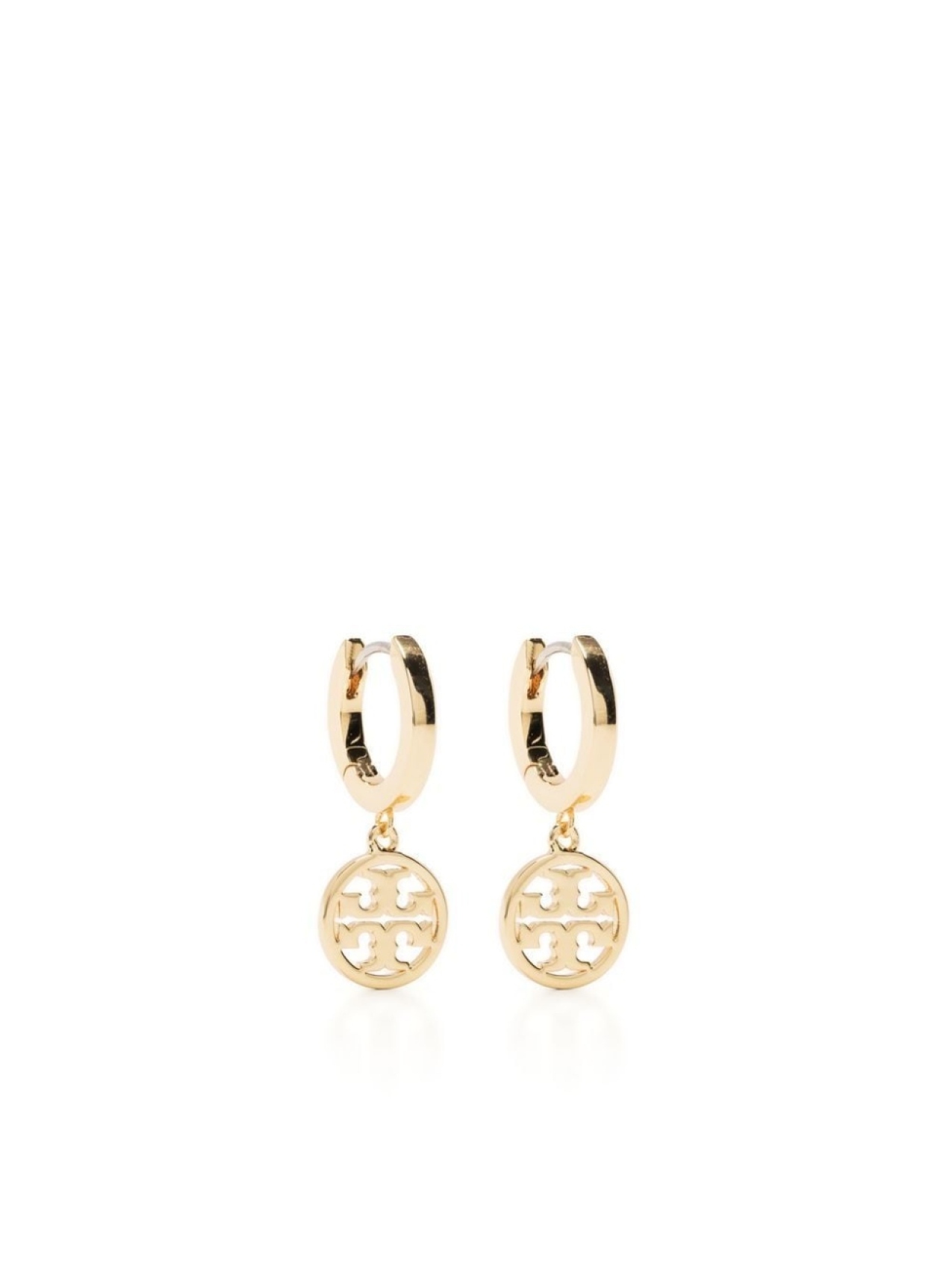 

Серьги-подвески Double-T Tory Burch, золотой