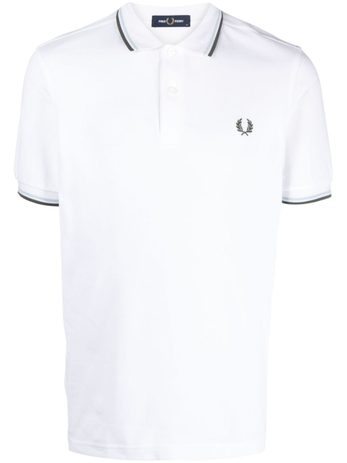 

Fred Perry рубашка поло Twin Tipped, белый