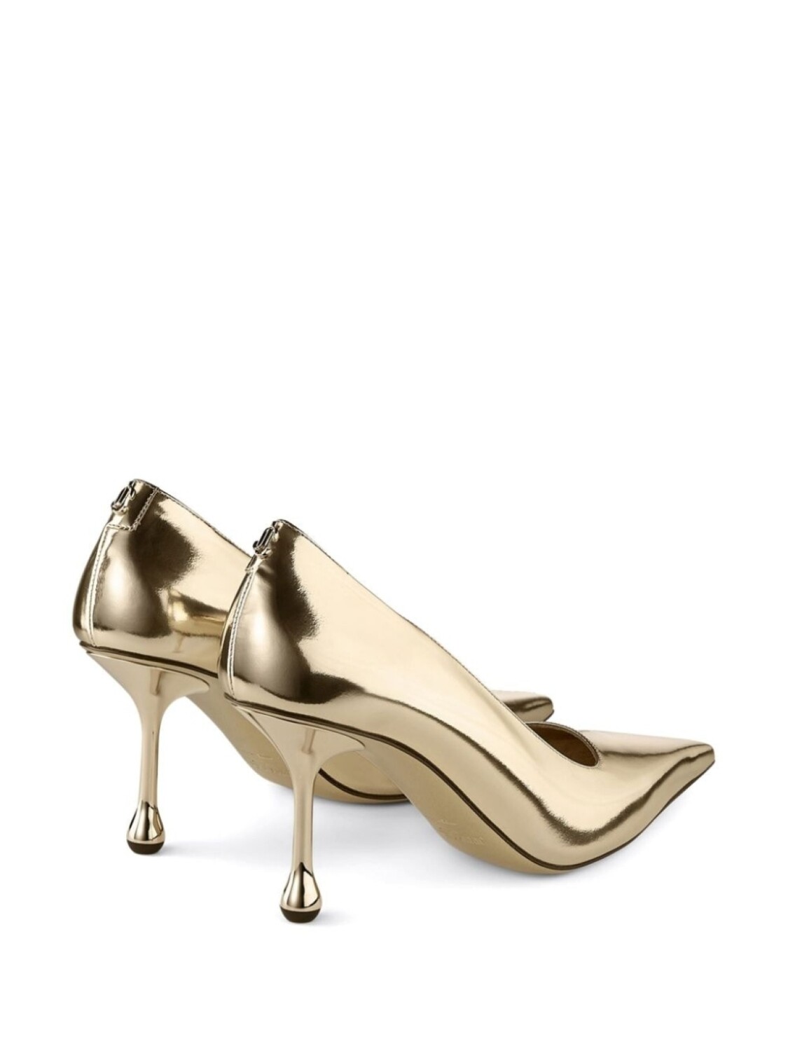 Туфли Jimmy Choo 80 мм Ixia, золотой — фото 3