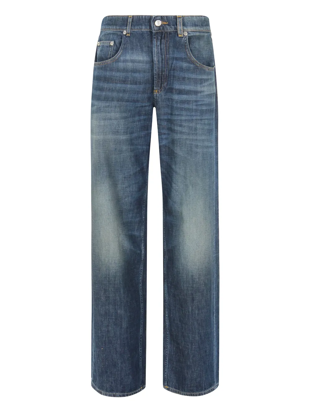 

Брюки с эффектом выцветания Department 4, синий