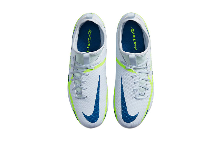 Футбольные бутсы Phantom GT Kids, детские, среднего размера, серые/зеленые Nike — фото 4
