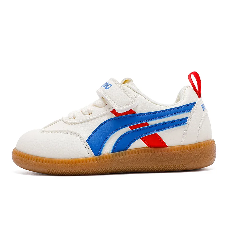Детские повседневные кроссовки low top с противоскользящей и износостойкой подошвой BOBDOG, Beige Magenta — фото 3