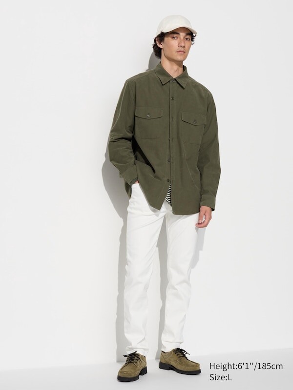 

Джинсы ezy ultra stretch Uniqlo, белый