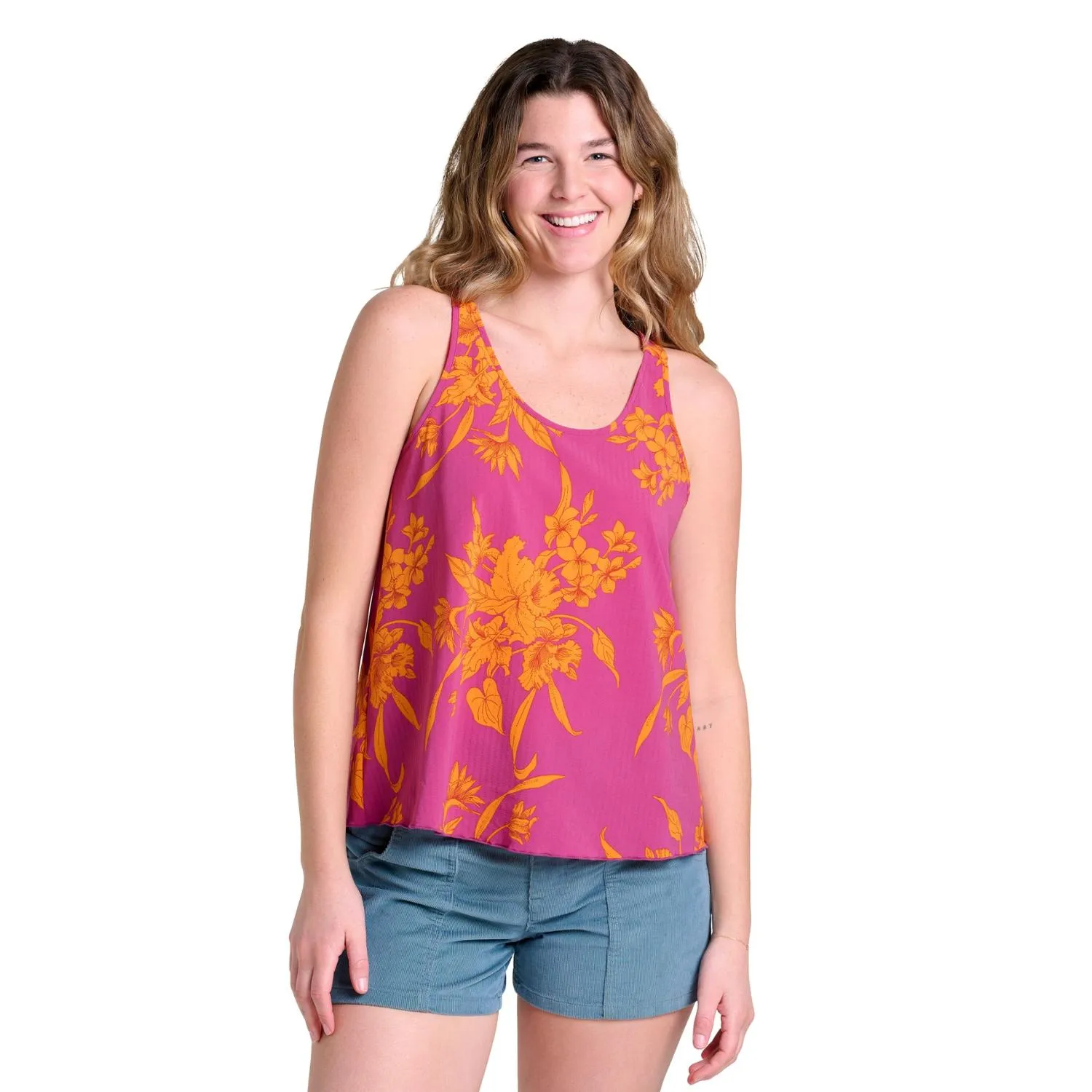 

Загорелый топ Toad&Co, Flame Leaf Texture Print