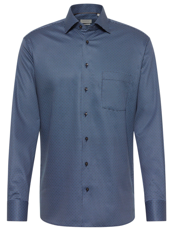 

Рубашка MODERN FIT дымчато-синего цвета Eterna