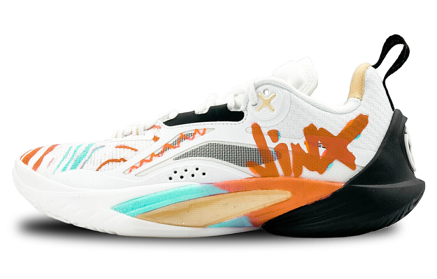 

Баскетбольные кроссовки Speed 10 мужские с низким верхом, голубые Lining