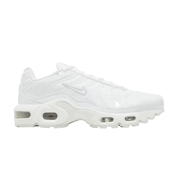 

Кроссовки Nike Air Max Plus GS 'White Metallic Silver', белый