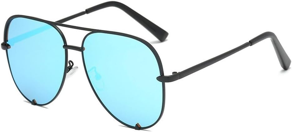 

Модные винтажные круглые металлические солнцезащитные очки для мужчин, для вождения, черные, ретро, ​​зеркальные, женские солнцезащитные очки с защитой от УФ-излучения UV400 KTUCN, Black Blue
