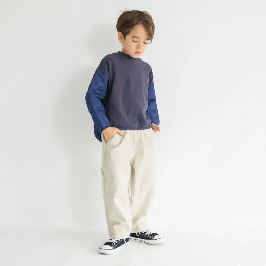 Стеганая толстовка с ромбовидным узором Branshes, цвет Navy Blue — фото 3