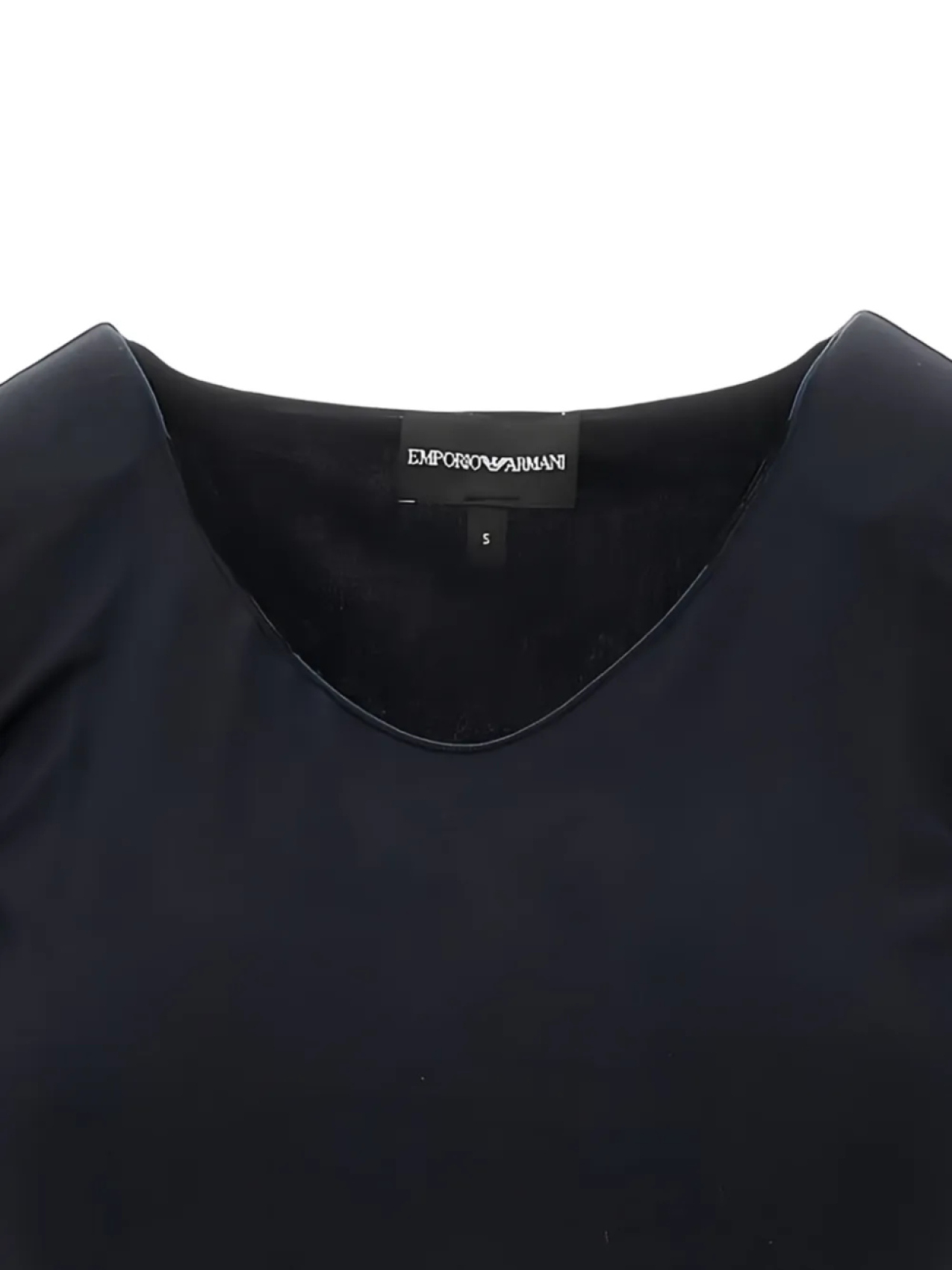Футболка с V-образным вырезом Emporio Armani, синий — фото 2