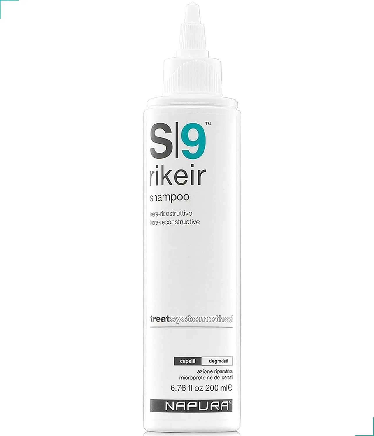Увлажняющий шампунь NAPURA S9 Professional, для восстановления поврежденных волос, без сульфатов и парабенов, с маслом авокадо, прозрачный