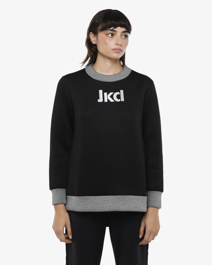 

JAKED черная женская толстовка из синтетического материала для фитнеса