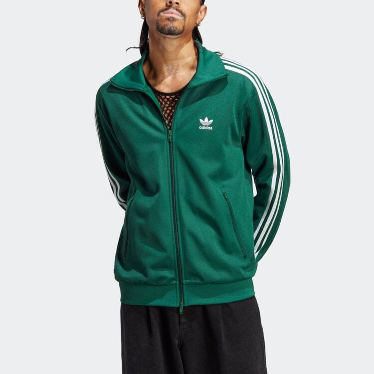 Куртка мужская темно-зеленая Adidas Originals, темно-зеленый — фото 2