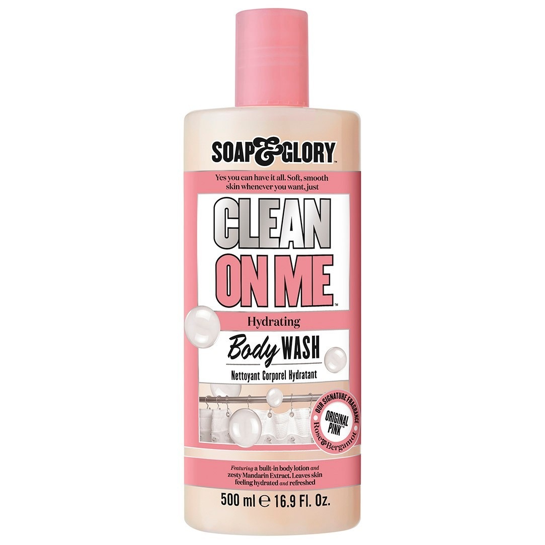 

Гель для душа original pink clean on me body wash Soap Glory, объем 500 мл