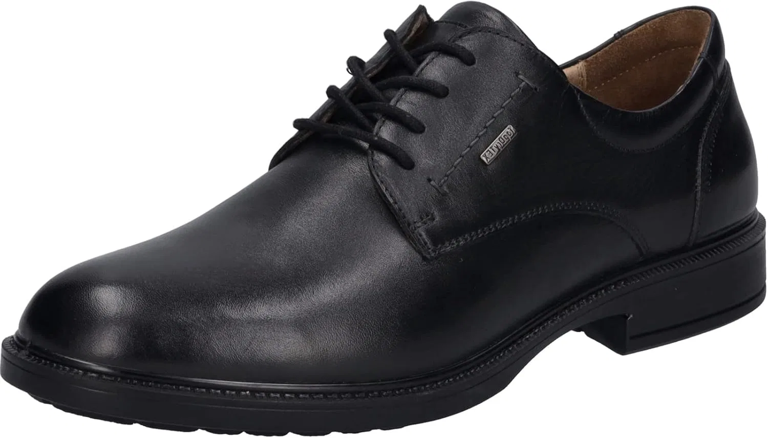 Мужские деловые туфли Josef Seibel Harry 50, ширина G 1/2 (стандартная), сменная стелька, водонепроницаемые, Black