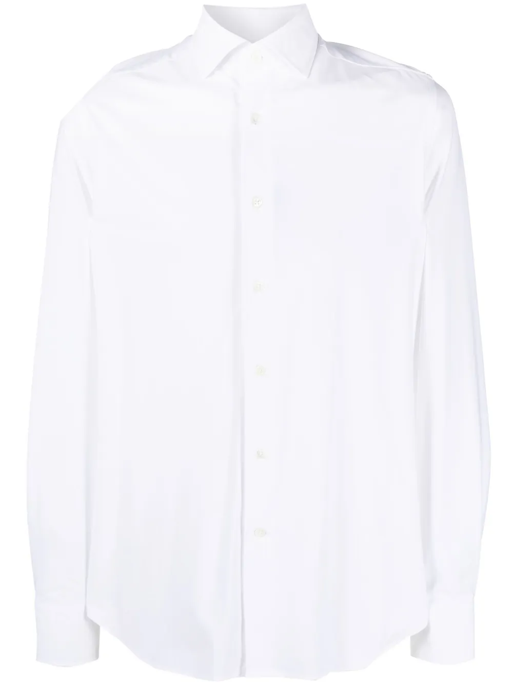 

Рубашка с косым воротником Corneliani, белый