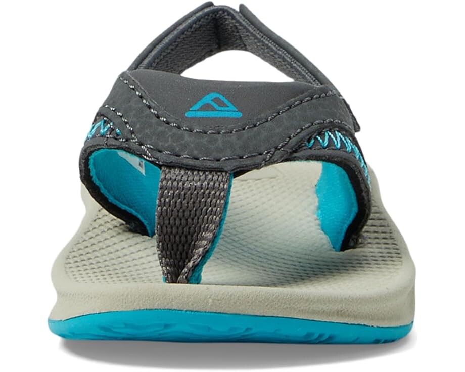 Сандалии Reef Kids Little Fanning, цвет Grey/Aqua/Oak — фото 2