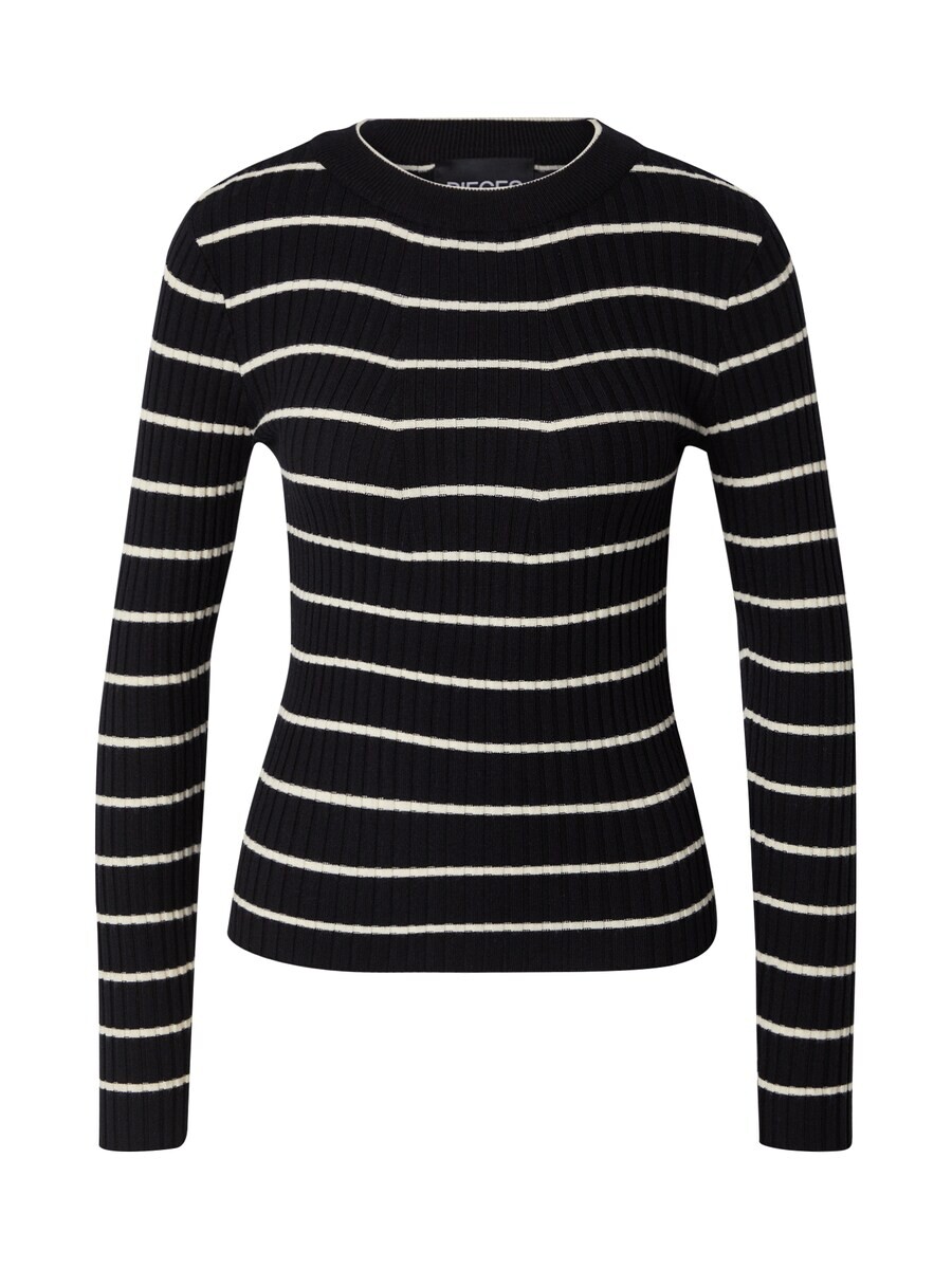 

Тонкий вязаный свитер PIECES Sweater PCCRISTA, черный