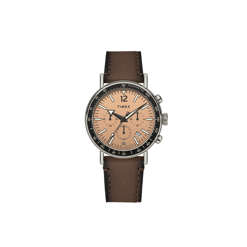 

TIMEX Часы Quartz Movement 43mm Rose Gold Watch Dial Men's Watch, Rose Gold
