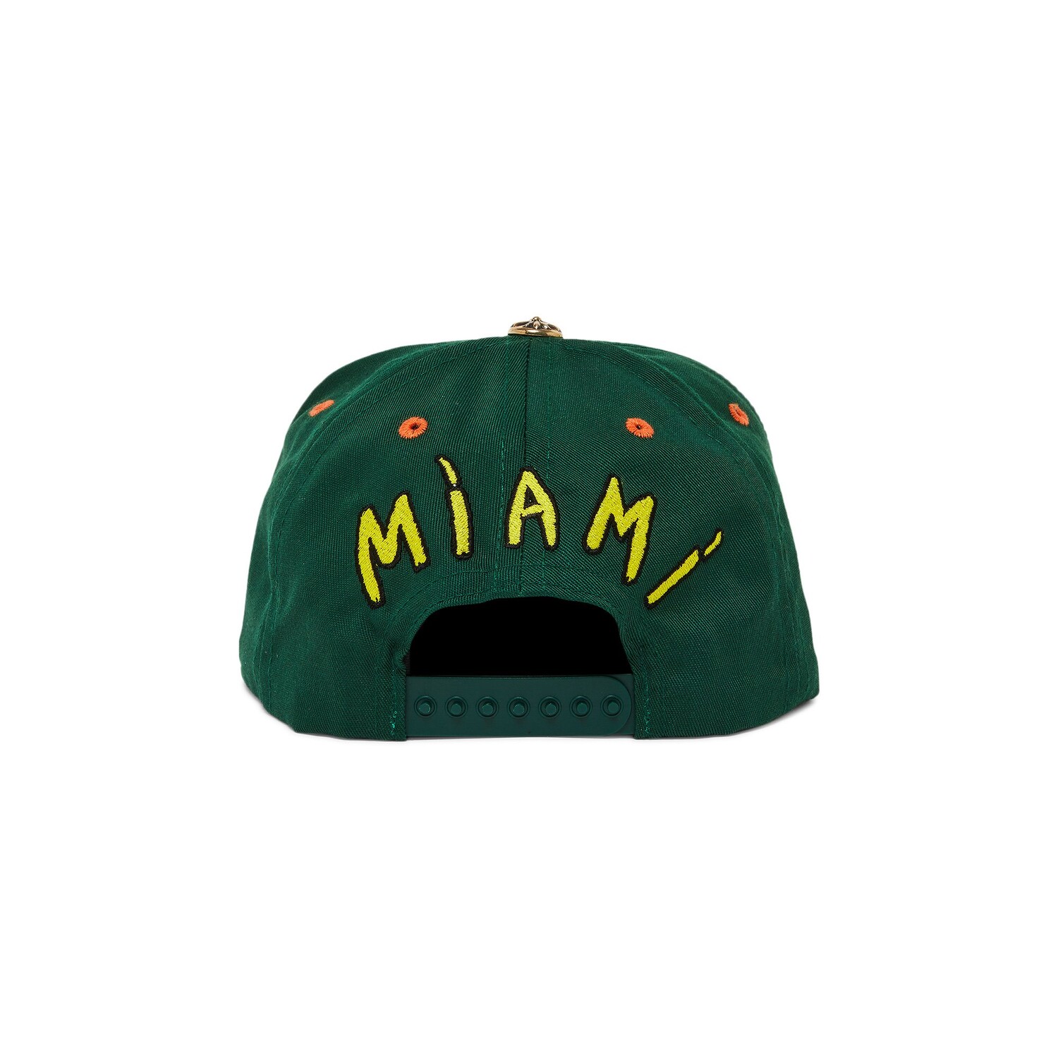 Эксклюзивная бейсболка Chrome Hearts Miami, цвет оранжевый/желтый/зеленый — фото 4