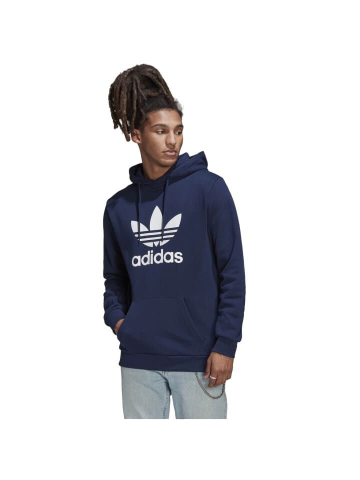 

Худи Adidas originals adidas Adicolor Classics Trefoil, темно-синий