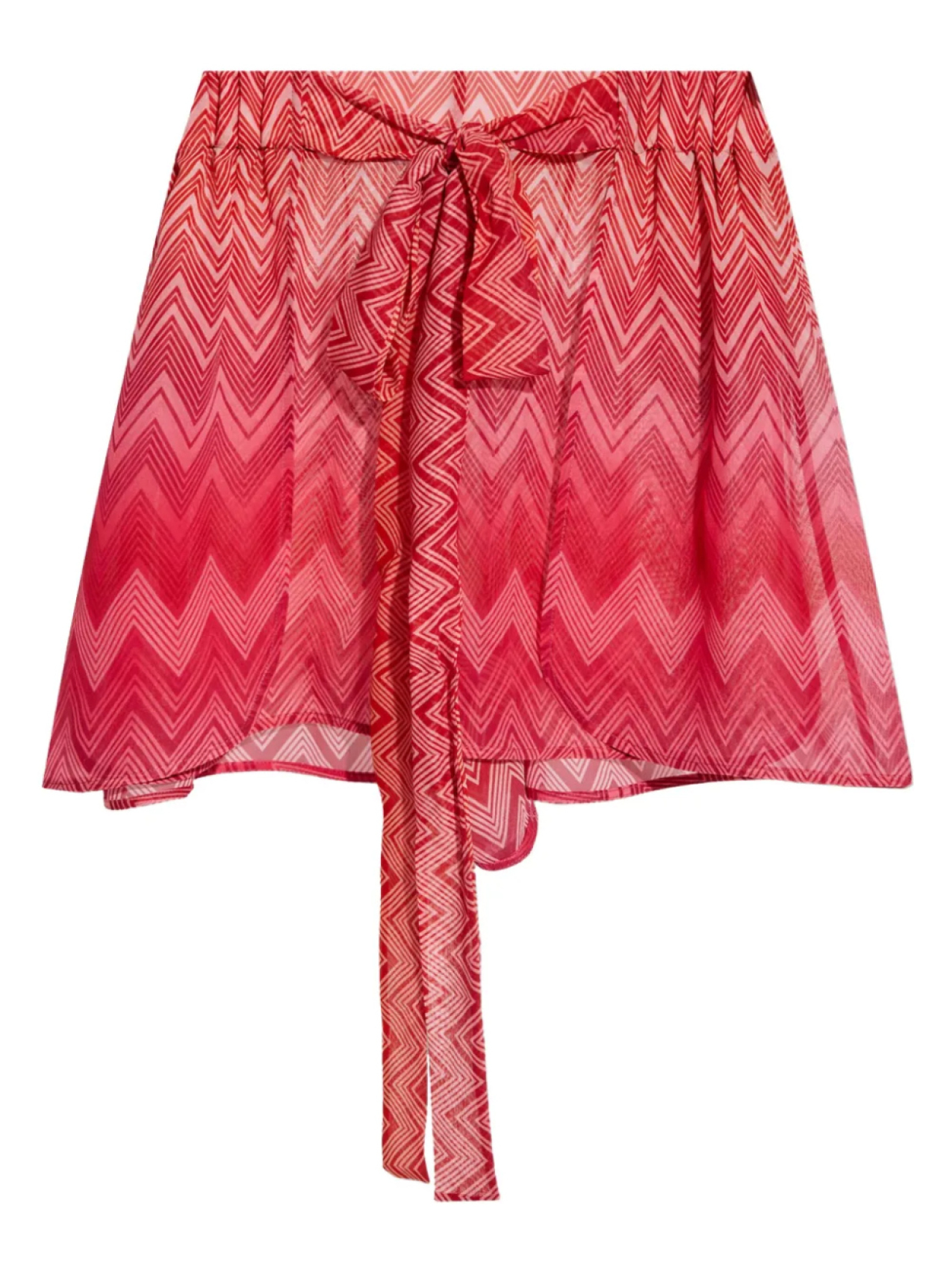 

Шорты с зигзагообразным узором Missoni, красный