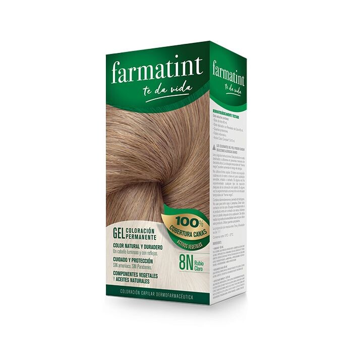 

Краска для волос Tintes Farmatint, 8N Rubio Claro