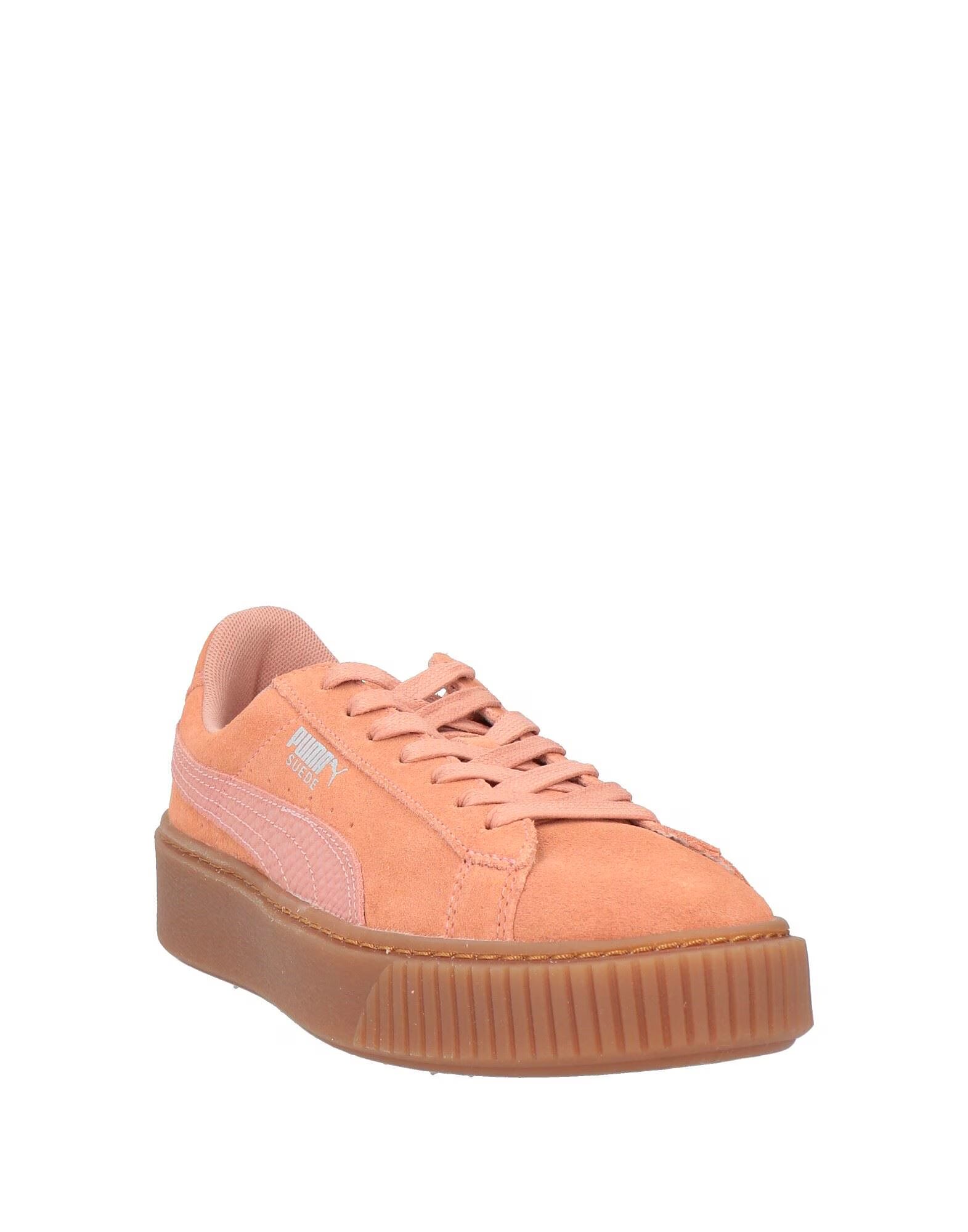 Кроссовки Suede Platform Core Gum Puma, темно-розовый — фото 2