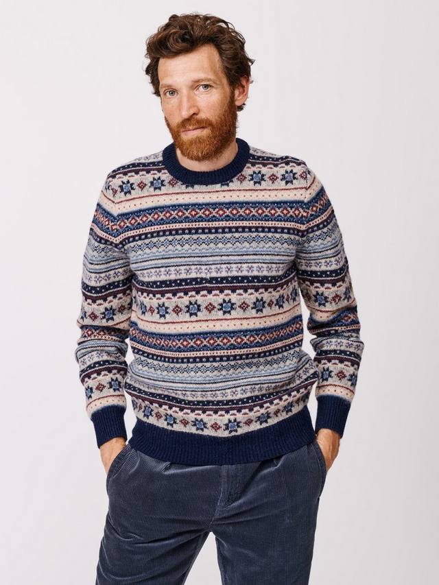 

Ферфайл шерстяной джемпер с круглым вырезом Aubin