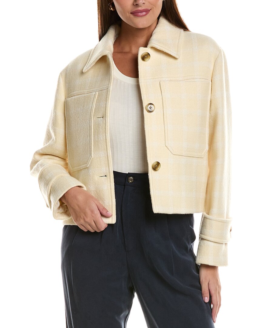 

BOSS Hugo Boss Jocelyn Куртка из шерстяной смеси, бежевый