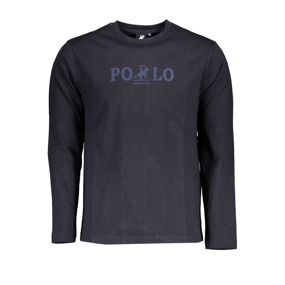 

Синяя хлопковая футболка U.S. Polo