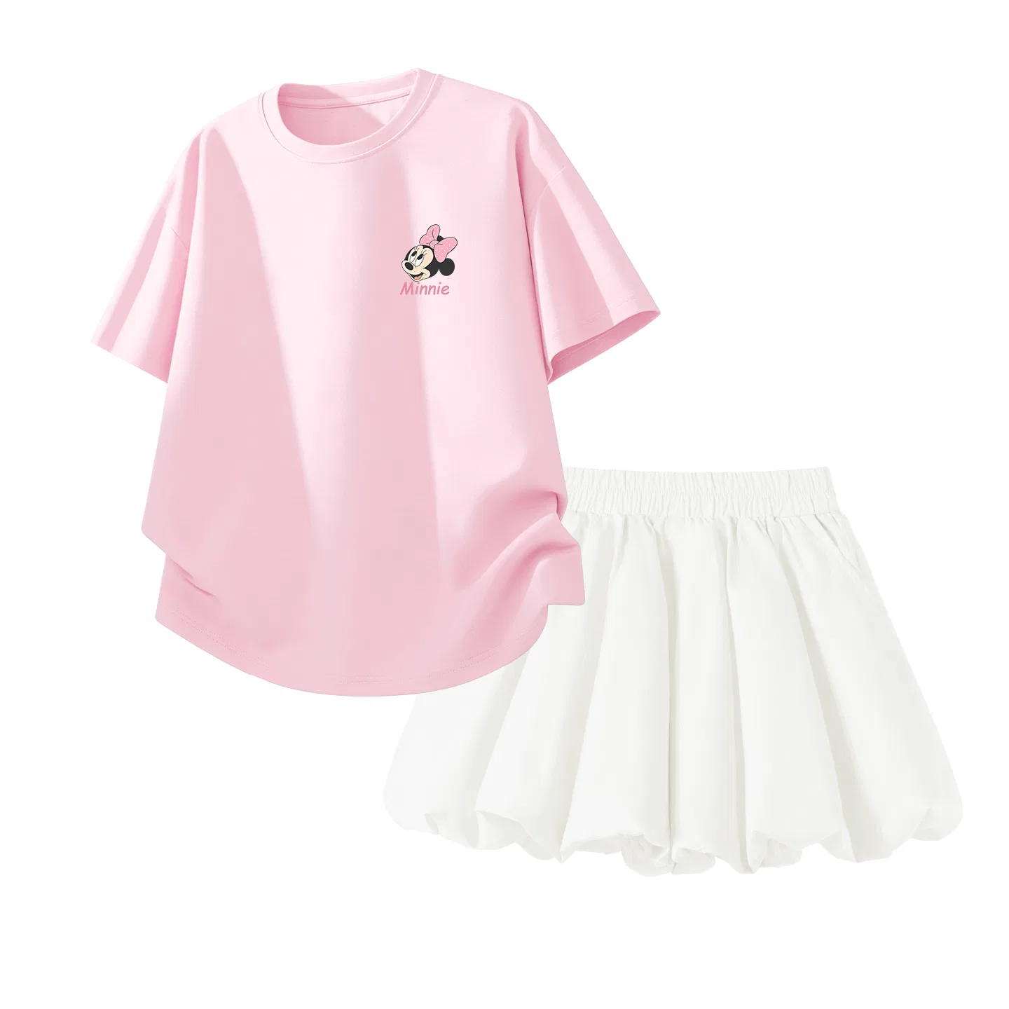 Спортивный костюм для детей Disney Casual Sportswear 2 Pack, белый с жемчужной пудрой