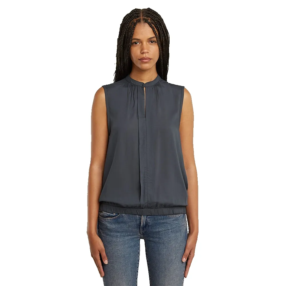 

Рубашка G-Star Stand Up Collar Sleeveless, серый