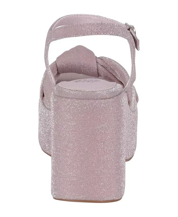 Женские босоножки на танкетке Analia на платформе GC Shoes, розовый — фото 3