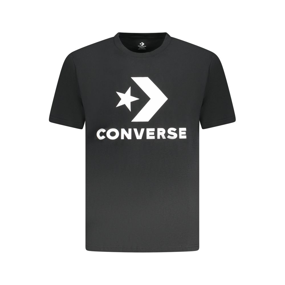 

Черная хлопковая мужская футболка Converse, Black