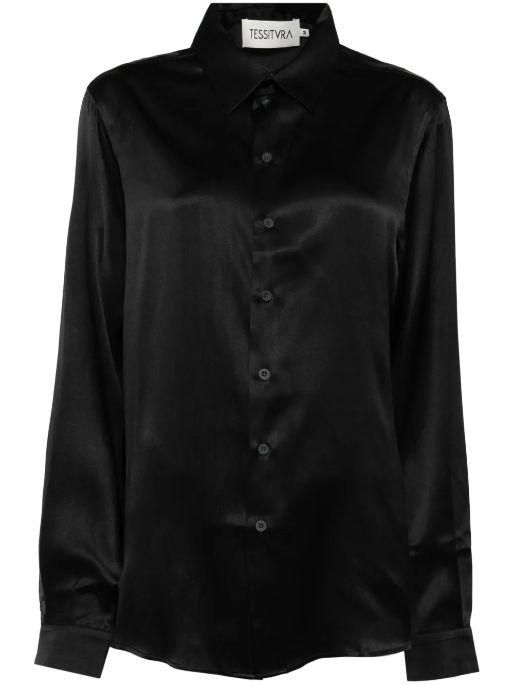 

Рубашка Greek Column Tessitura Body Couture, черный