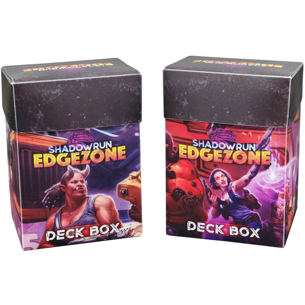 

Ролевая игра Catalyst Game Labs Shadowrun: Edge Zone Card Game - Deck Box Pack (2)