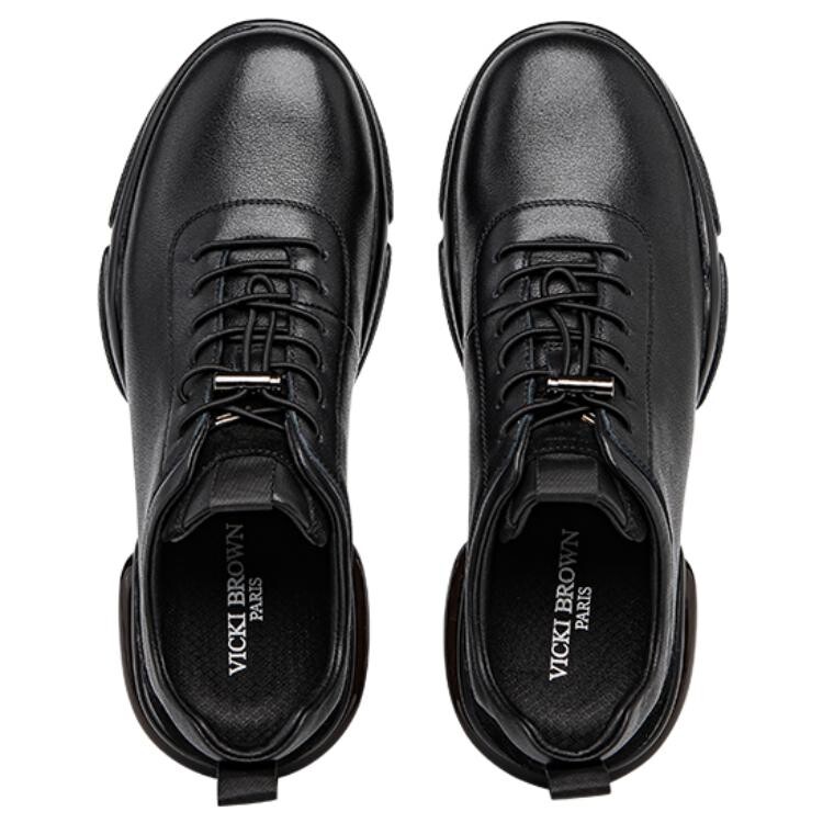 Кроссовки мужские Lifestyle Shoes Men Low-Top Black Vicki Brown — фото 4