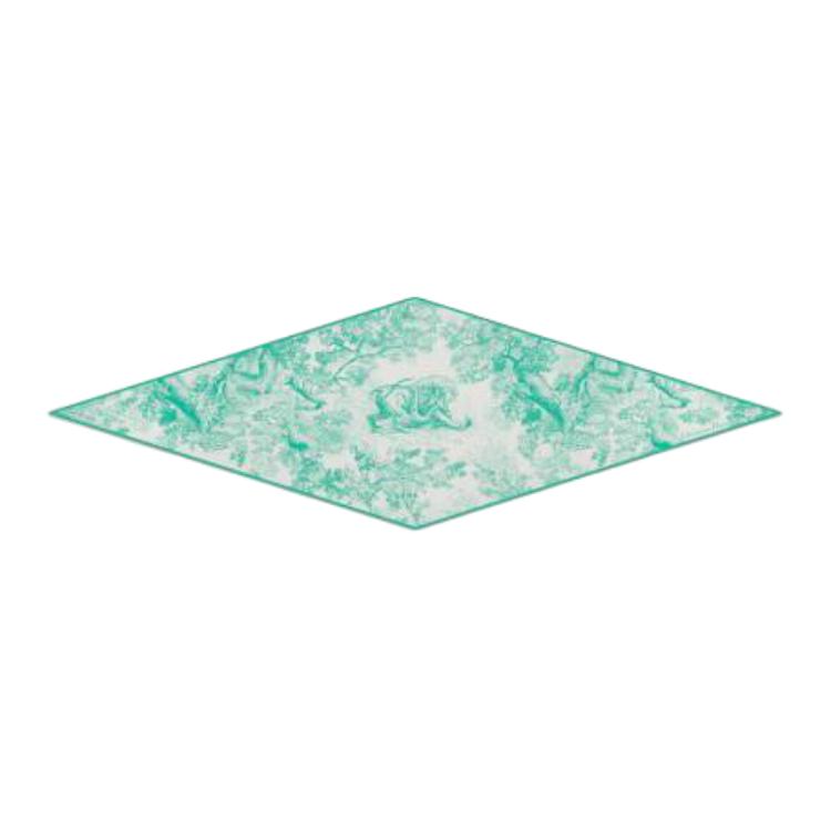 DIOR Шелковый шарф Mulberry Silk Scarves Women's Green — фото 2