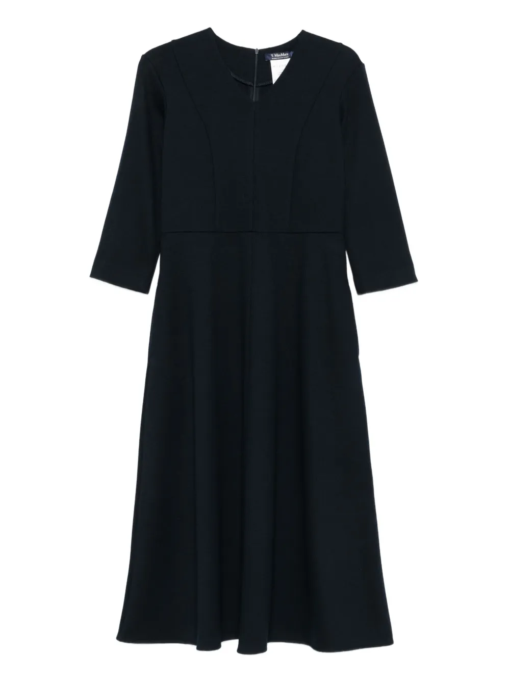 

Расклешенное платье с рукавами три четверти 'S Max Mara, синий