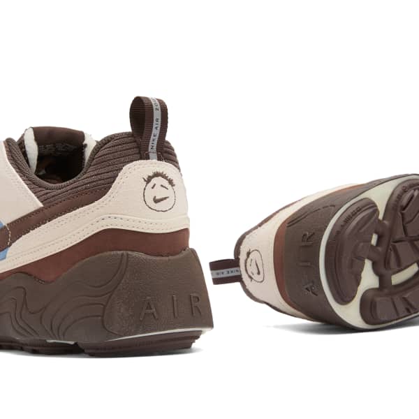 Nike X Travis Scott Zoom Field Jaxx кроссовки, синий, коричневый & айвори — фото 4
