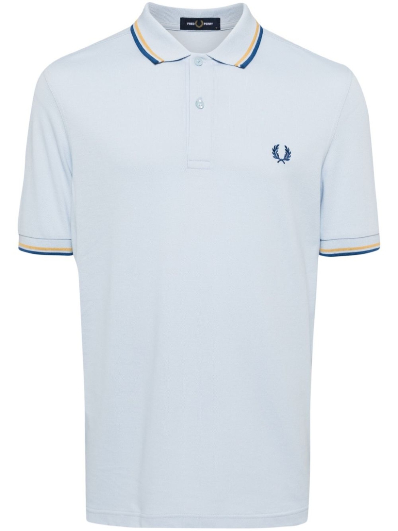 

Fred Perry футболка с вышитым логотипом, синий