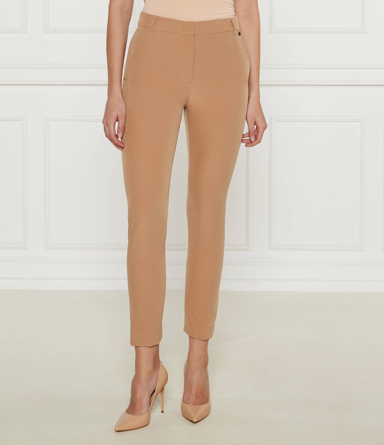 

Брюки Liu Jo a sigaretta Slim Fit, бежевый