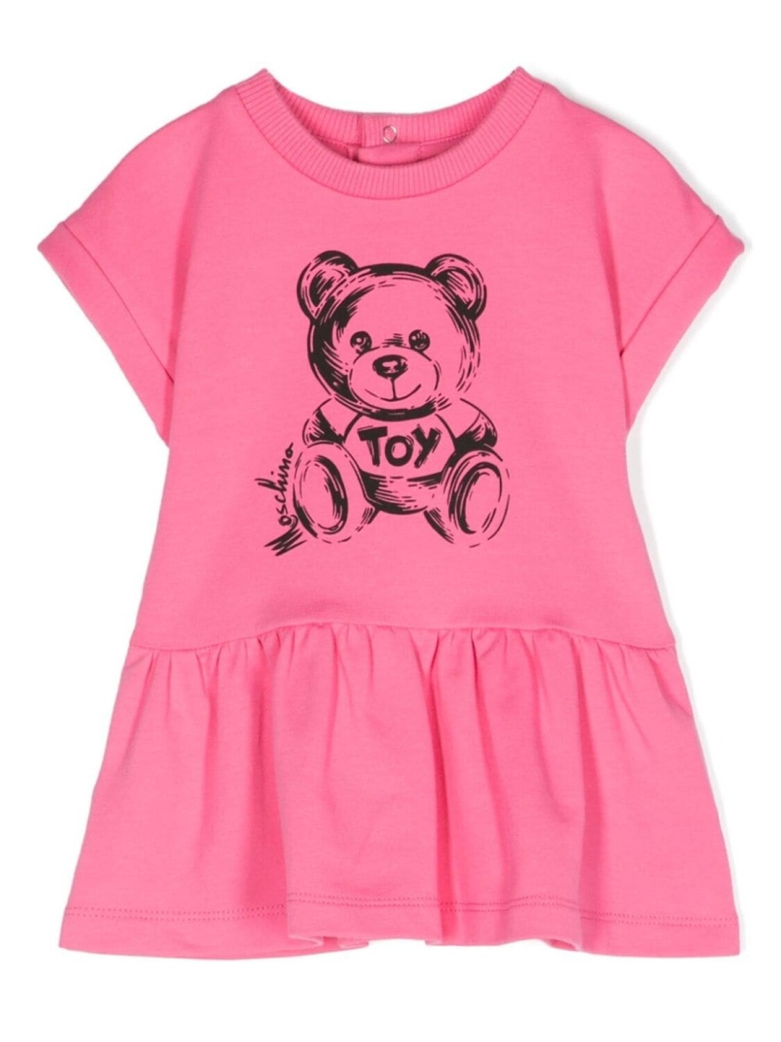 

Moschino Kids платье с принтом Teddy Bear, розовый