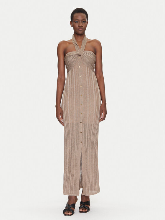 

Облегающее трикотажное платье 5GGK48 5811Z Marciano Guess, бежевый