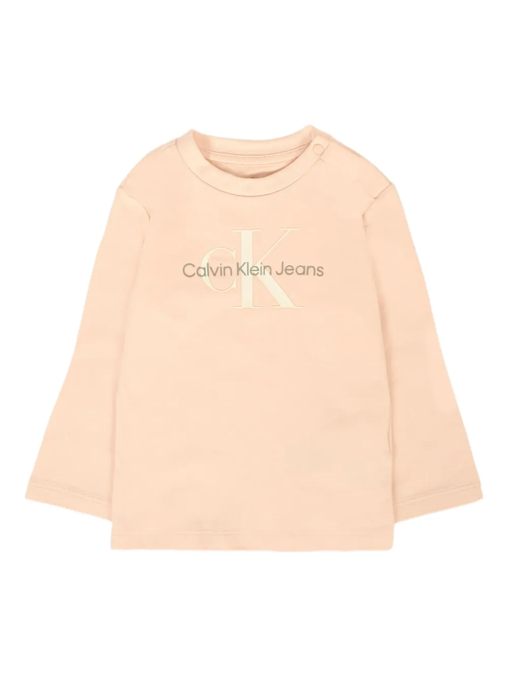 

Толстовка с логотипом Calvin Klein Kids, розовый