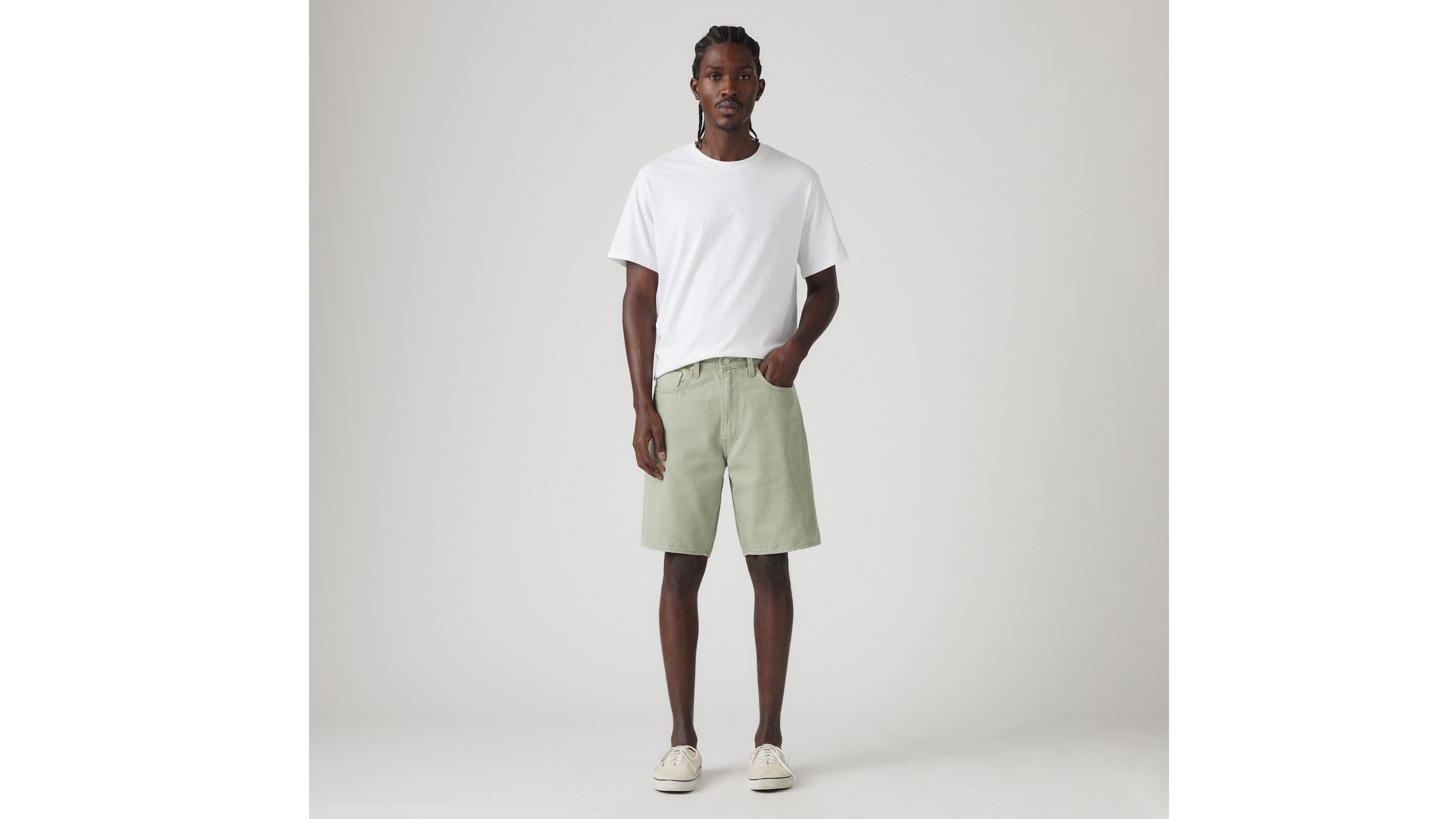 468 Свободные мужские шорты 9 дюймов Levi's, цвет Shadow Fades - Grey — фото 4