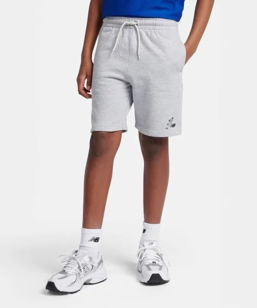 Детские шорты из флиса New Balance Ohtani Signature Collection серые